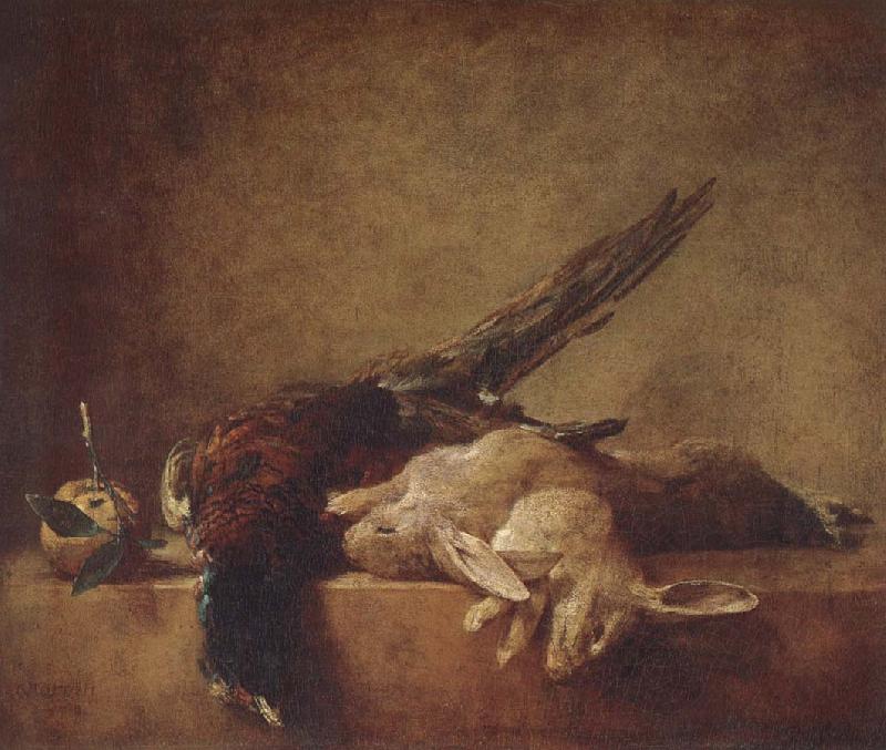 Jean Baptiste Simeon Chardin Stilleben with the game